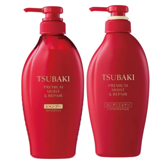 Tsubaki Premium Moist & Repair Shampoo & Conditioner Set [2x450ml]